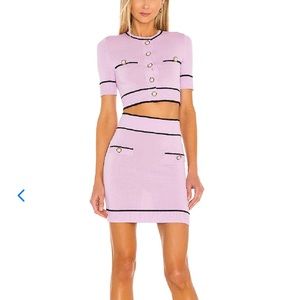 Lovers and friends lilac pearl skirt